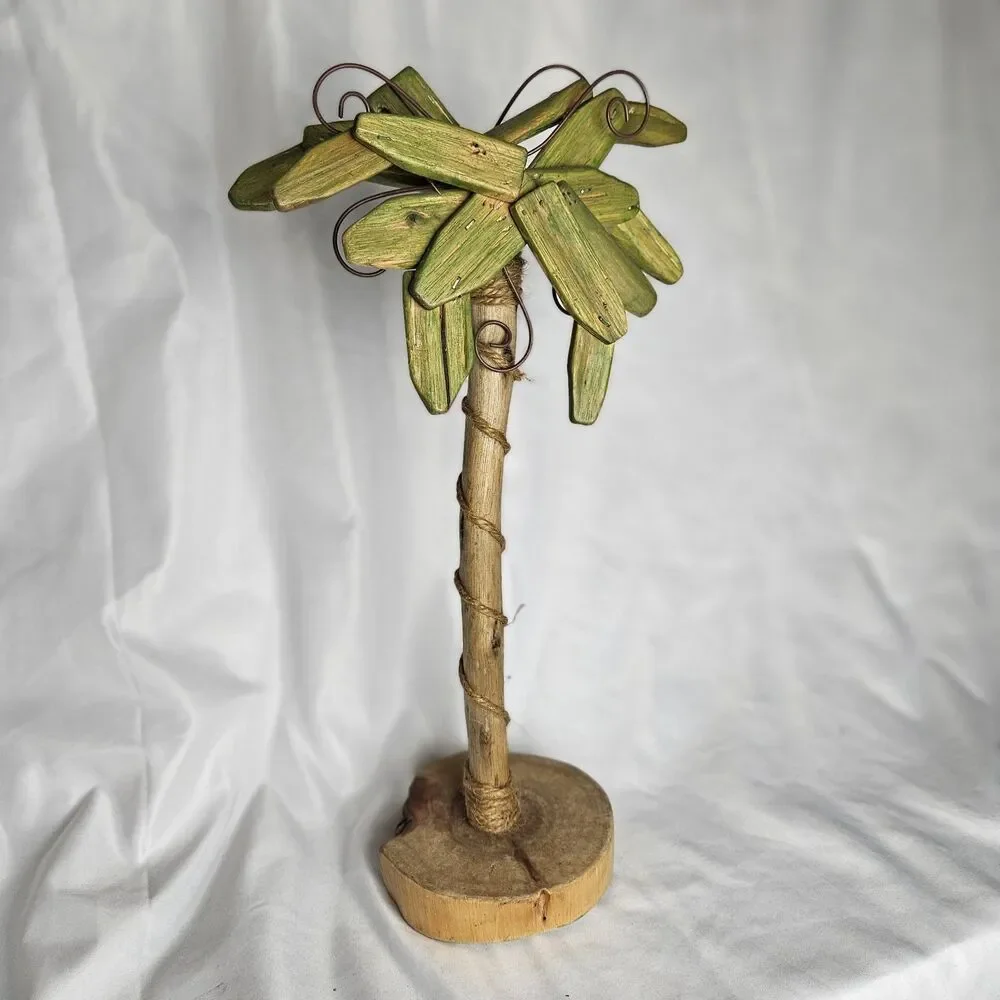 Wooden Palm Tree Handmade 14